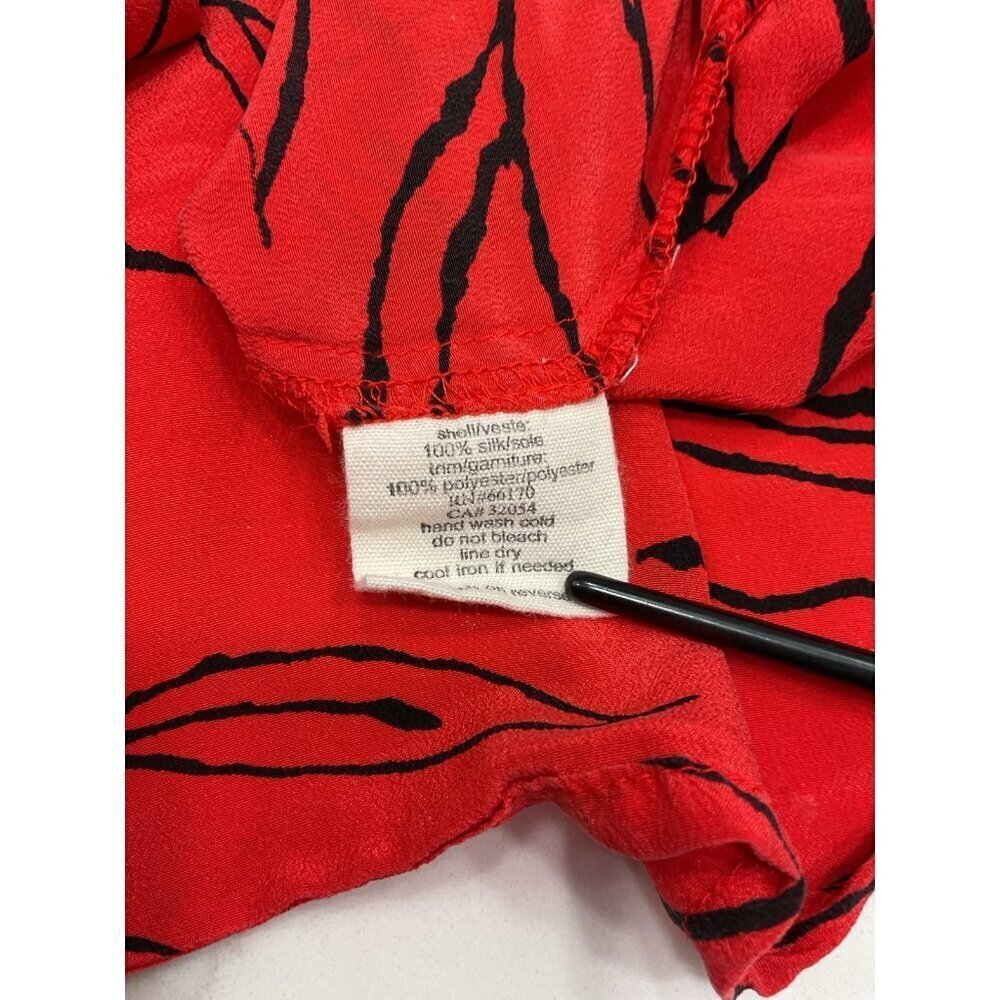 Silence and Noise Urban Outfitters 100% Silk Cami Zipper Top Size L - Picture 3 of 6